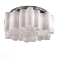 ST LUCE SL117.502.06 Люстра потолочная ST-Luce Серебристый/Белый с полосками E27 6*60W