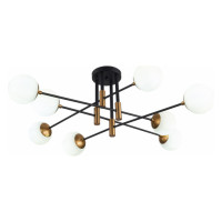 ST LUCE SL1203.402.08 Люстра потолочная ST-Luce Бронза,Черный/Белый E27 8*40W