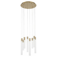 ST LUCE SL1229.303.08 Люстра подвесная ST-Luce Латунь/Прозрачный GU10 8*5W