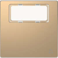 D-Life Клавиша 1-ная, с полем для надписи, звонок, шампань