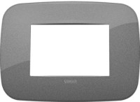 19683.22 - Vimar Накладка ROUND на 3 модуля ардезия