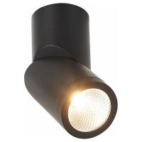 ST LUCE ST650.432.10 Светильник потолочный Черный LED 1*10W 3000K 800Lm Ra>90 38° IP44 D60xH175 165-265V
