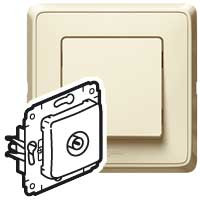 Legrand Коробка для накладного монтажа - Cariva - высота 25/26 мм - слоновая кость, 773796