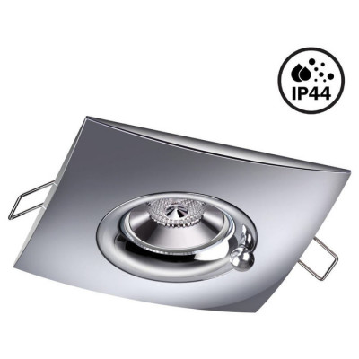 Novotech 370794 SPOT NT21 294 хром Светильник встраиваемый влагозащищенный IP44 GU10 50W 220V WATER