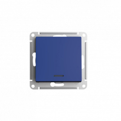 ATN001113 - ATLASDESIGN 1-клавишный ВЫКЛЮЧАТЕЛЬ с подсветкой, сх.1а, 10АХ, механизм, АКВАМАРИН, Systeme Electric