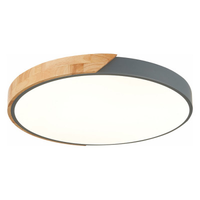 Evoluce SLE200972-01 Светильник потолочный Серый, Светлое дерево/Белый LED 1*45W 3000K/4000K/6000K
