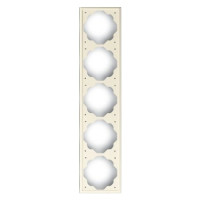 1725-72 1754-0-4316 Impuls Рамка 5-постовая, слоновая кость 2