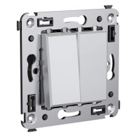 4404343 - ДКС Диммер кнопочный в стену для LED ламп, "Avanti", "Закаленная сталь"