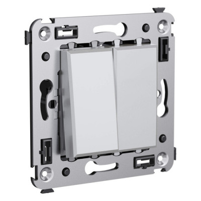 4404343 - ДКС Диммер кнопочный в стену для LED ламп, "Avanti", "Закаленная сталь"