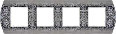 FD01424GR Fede San Remo Рамка 4-ная, Graphite