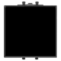 4402152 - ДКС Кнопка одноклавишная модульная, "Avanti", "Черный квадрат", 2 модуля