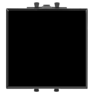 4402152 - ДКС Кнопка одноклавишная модульная, "Avanti", "Черный квадрат", 2 модуля