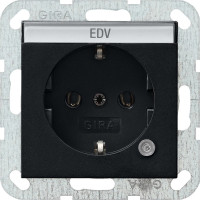 0452005 Gira Розетка с з/к и контрольной лампой и полем для надписи