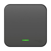 BLANCA О/У 1-клавишный ВЫКЛЮЧАТЕЛЬ (cх.1) с подсв.ИЗОЛ.ПЛ,10А,250B,АНТРАЦИТ