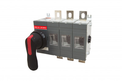 Рубильник ВНК-35-1 3П 200А с установленной фронтальной ручкой управления TDM Electric, SQ0744-0002