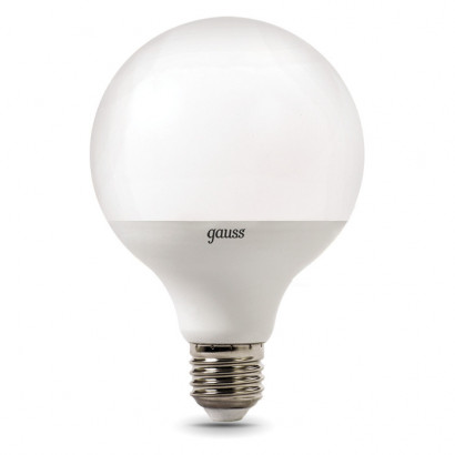 Лампа Gauss G95 16W 1540lm 6500K E27 LED 1/20, 105102316