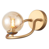 ST LUCE SL1502.201.01 Светильник настенный ST-Luce Золотистый/Янтарный G9 1*5W