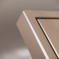 Клавиши для выключателя/переключателя двухклавишного, S70 Metal (платина), VLSM000310