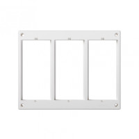 Simon Cima 500 Белая Рамка в люк 52050103-..., 52052103-…, 52051803-030