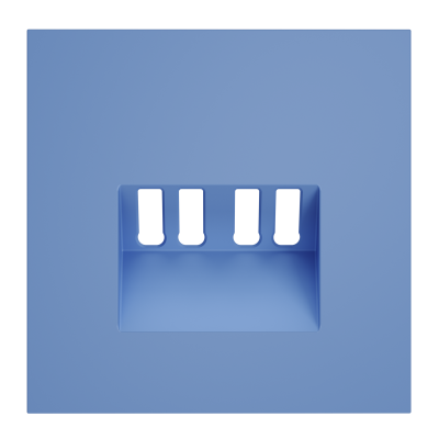 Накладка для розетки акустической 4-местной , S70 (деним), VLS001515