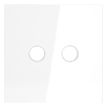 Накладка для розетки телевизионной оконечной TV+SAT, S70 (белый глянцевый), VLS001601