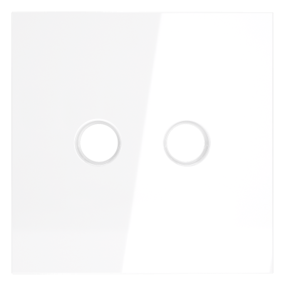 Накладка для розетки телевизионной оконечной TV+SAT, S70 (белый глянцевый), VLS001601