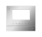 52313FC-S - Рамка для абонентского устройства 4,3, серебристый глянцевый, с символом индукционной петли - 2TMA070130S0012
