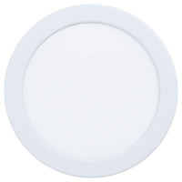 99133 Светодиод. встраив. светильник FUEVA 5, 10,5W (LED), ?166, ET26, 1200lm, 3000K, сталь, белый/п