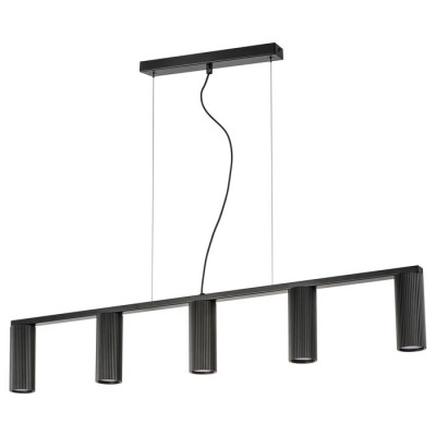 Lightstar 718057 (MD2166-5B) Люстра ROMA 5х28W GU10 (led) MATT BLACK (в комплекте)