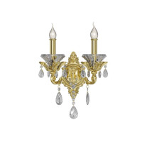 Lightstar 786622 (MB6663/2) Бра AMPOLLO 2х60W E14 24К ЗОЛОТО (в комплекте)