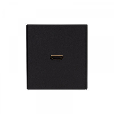 Розетка STRONG HDMI с/у антрацит KRANZ, KR-78-0730-5