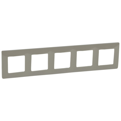 672525 - Рамка 5 постов - Legrand Etika - светлая галька, Legrand