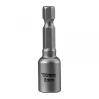 Ключ-насадка магнитная1/4" 8х48 мм (1 шт./уп.) Kranz, KR-92-0401-1 Ключ-насадка магнитная1/4" 8х48 мм (1 шт./уп.) Kranz, KR-92-0401-1