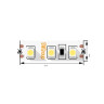 Лента светодиодная стандарт 3528 120LED/м 9.6Вт/м нейтр. бел. 12В IP20 со скотчем 3М (уп.5м) SWG Standard 00-00006316