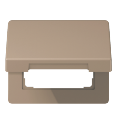 Подпружиненная откидная крышка, для монтажа устройств размером 50х50; термопласт; золотая бронза; SL500, SL590KLGB