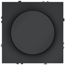 Светорегулятор встраиваемый VOLTUM S70 поворотно-нажимной 600 Вт, (графит), VLS070307