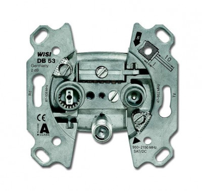 ABB BJE Мех Розетка TV -FM-SAT оконечная