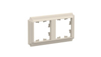 ATN100202 - ATLASDESIGN ANTIQUE 2-постовая РАМКА, универсальная, БЕЖЕВЫЙ, Systeme Electric