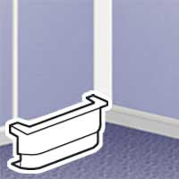 Legrand Адаптер - для монтажа рамки Кат. № 0 316 13 - монтаж на мини-плинтусы DLPlus глубиной 16 мм, 031705