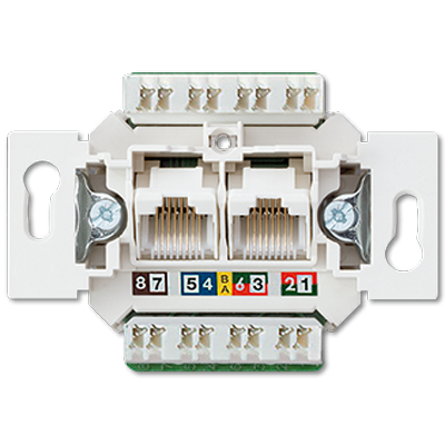 UAE розетка 2 порта, неэкранированная, кат 6, UAE8-8UPOK6US