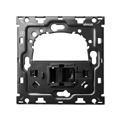 Simon 10010106-039 Кит 1 пост, мех-мы. 1 розетка RJ45 Cat.6 + суппорт S100
