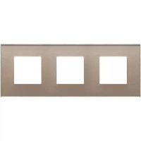 Vimar Накладка на Eikon Exe на 6 модулей (2+2+2) расстояние между центрами 71мм, коричневый опал, 22644.77 Vimar Накладка на Eikon Exe на 6 модулей (2+2+2) расстояние между центрами 71мм, коричневый опал, 22644.77