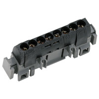 Legrand Клеммная колодка IP 2X - нейтраль - синяя - 8 x 1,5-16 мм? - длина 75 мм, 004842 Legrand Клеммная колодка IP 2X - нейтраль - синяя - 8 x 1,5-16 мм? - длина 75 мм, 004842