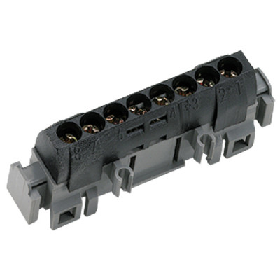 Legrand Клеммная колодка IP 2X - нейтраль - синяя - 8 x 1,5-16 мм? - длина 75 мм, 004842