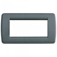Vimar Накладка для 4 модулей RONDO металл серый шифер, 16754.46