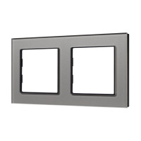 043798 - Рамка стеклянная FRM-GLARE-GS-2-GR (Arlight, -)