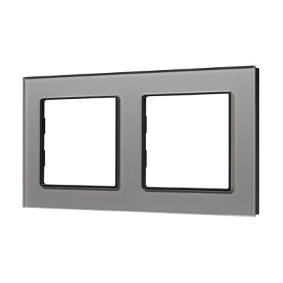043798 - Рамка стеклянная FRM-GLARE-GS-2-GR (Arlight, -)