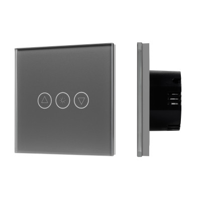 050063 - Светорегулятор сенсорный с Zigbee управлением SWT-OMALI-SD3-ZB-GR (250V, 500W) (Arlight, Стекло)