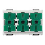 Vimar Три кнопки качающиеся + актуатор для жалюзи, белые, 16987.B