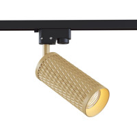 Single phase track system Focus Design Трековый светильник, цвет -  Золото, 1х50W GU10